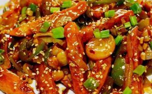 crispy honey chili potatoes