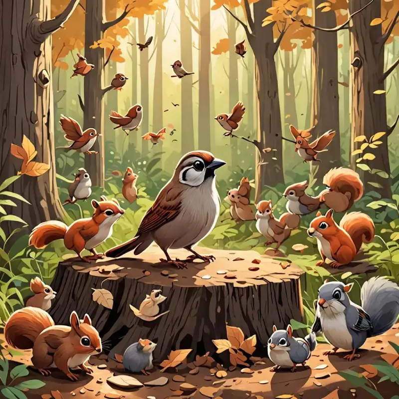 The Brave Little Sparrow